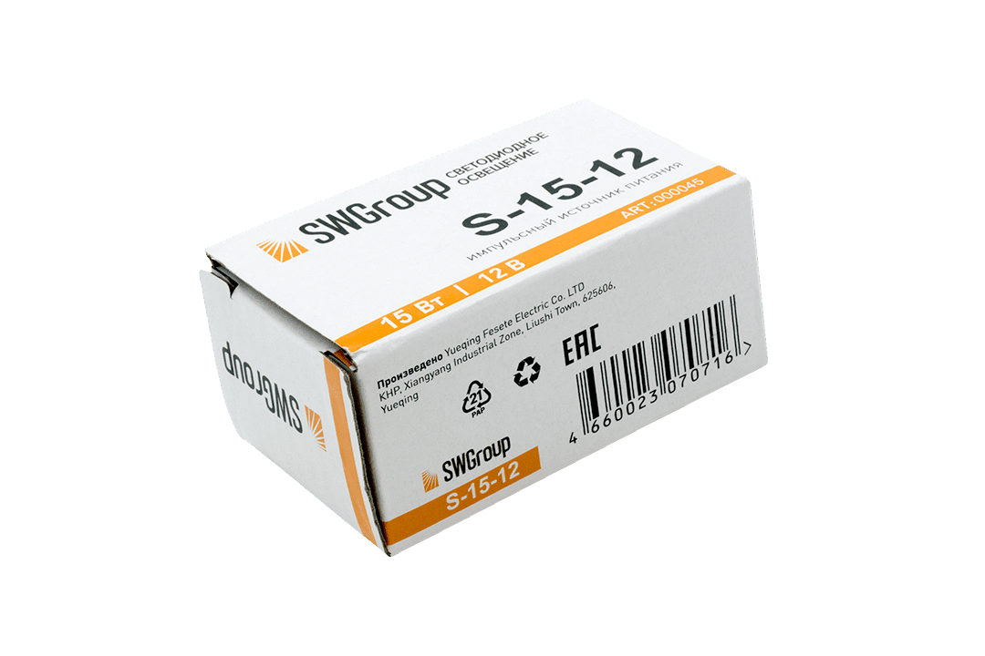 Блок питания S-15-12 Блок питания S-15-12