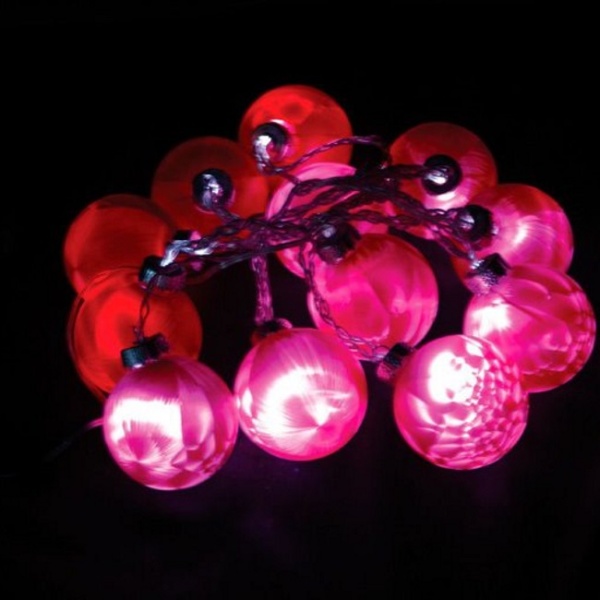 Гирлянда "Шарики стекло 5,7см", CL52