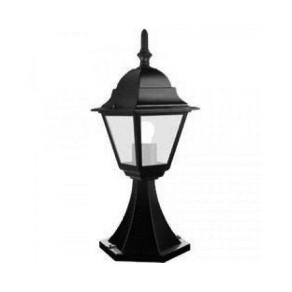 Светильник садово-парковый, 100W 230V E27 черный, 4204/PL4204