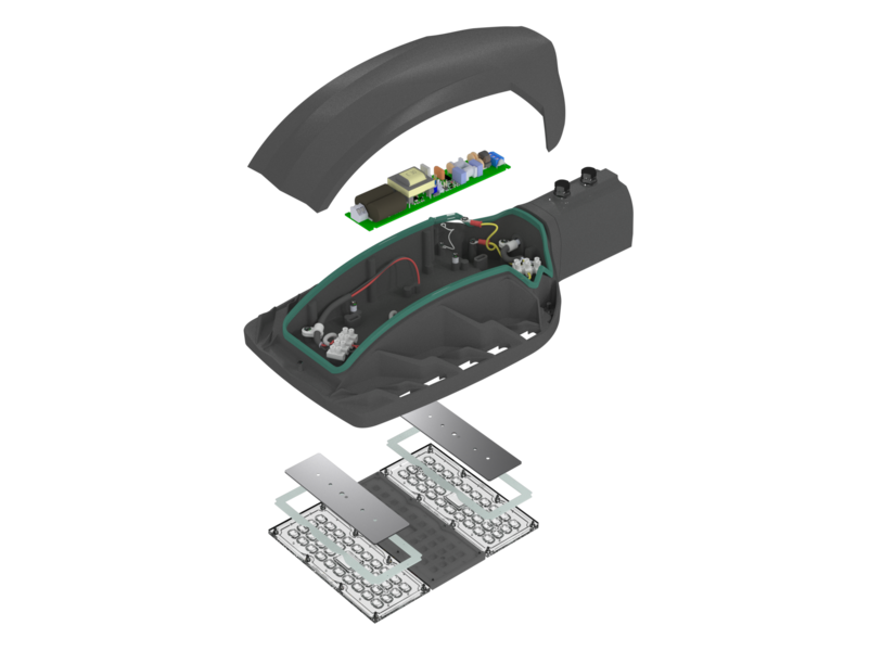 Светильник Street 9M/35/Ш27/4.0K/(L4)/KM/SKX-02/220AC IP66 RAL 7015 поворотное крепление LEDEL S9M00