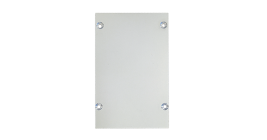 Крышка торцевая Х-ЛАЙН RAL9005 черный муар в комплекте с крепежными элементами 1шт