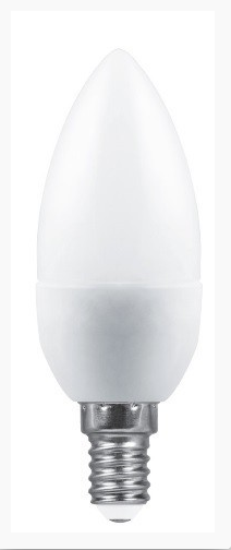 Лампа светодиодная E14- 9W-4000К SBC3709 свеча SAFFIT