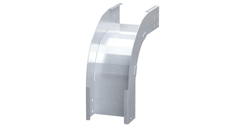 Угол для лотка вертикальный внешний 90град. 100х100 алюм. 1.5мм в компл. с крепежн. элемент. и соеди