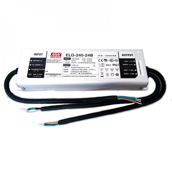 Блок питания MeanWell ELG-240-24А LEDEL Y0000037234