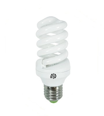 Лампа энергосберегающая E27 15W 4000К 750Лм SPIRAL-econom ASD