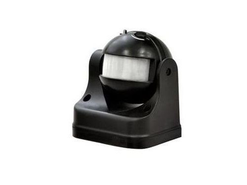 Датчик движения инфракрасный ДД-009-B 1200Вт 180 гр.12м IP44 черный ASD