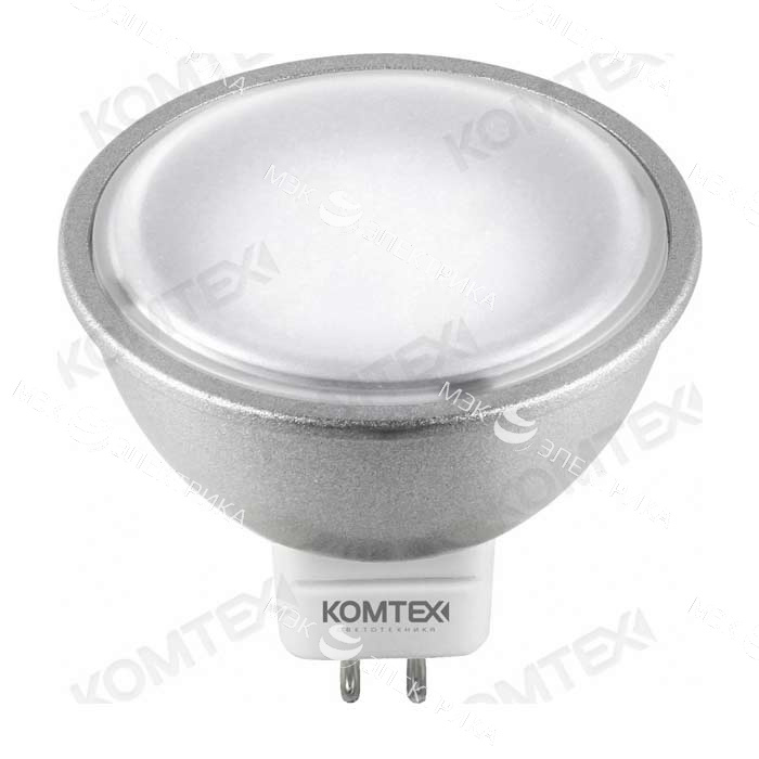 Лампа светодиодная GU5.3-7W-4500K-12V Komtex