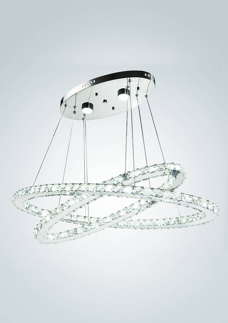 Люстра светодиодная хрустальная