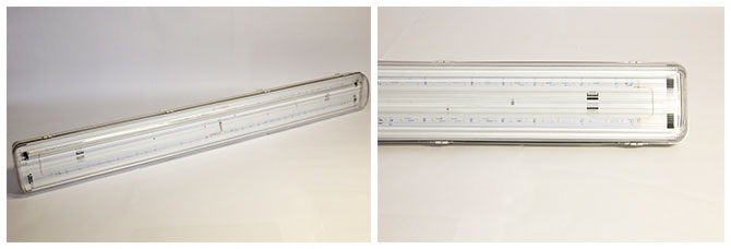 Светильник светодиодный EXP-1200L 5000K IP-65 прозрачный рассеиватель, Россия