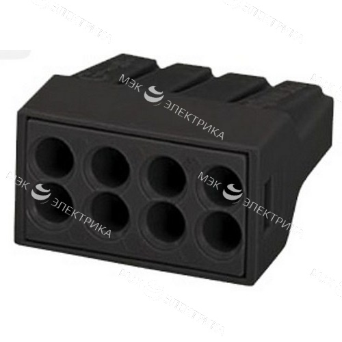 Клемма WAGO 773-308 на 8 провод.1-2,5мм (темносерый) 24А с/п(снят)