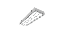 Светодиодный светильник "ВАРТОН" спортивный накладной 595*200*50мм 18 ВТ 6500К с защитной сеткой