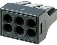Клемма WAGO 773-306 на 6 провод.1-2,5мм (темносерый) 24А с/п(снят) Клемма WAGO 773-306 на 6 провод.1-2,5мм (темносерый) 24А с/п(снят)