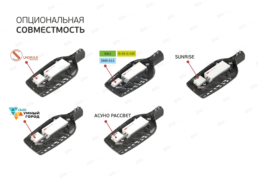 Светильник Street X1/60/Ш8M/4.0K/(L6)/MT-KM/SKX-02/220AC IP66 поворотное крепление LEDEL X1115