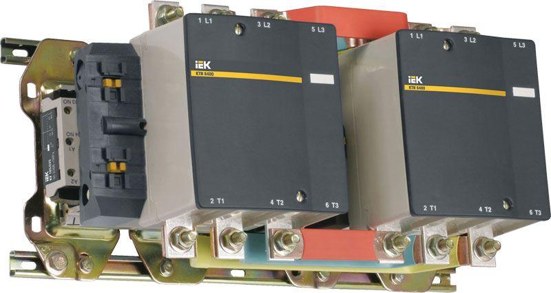 Контактор КТИ-65003 реверс 500А 400В/АС3 IEK KKT63-500-400-10 Контактор КТИ-65003 реверс 500А 400В/АС3 IEK KKT63-500-400-10