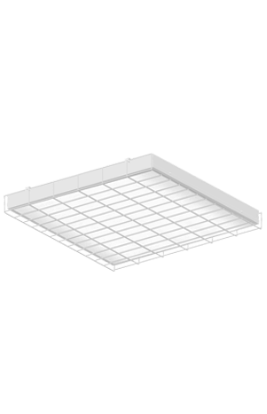 Светодиодный светильник "ВАРТОН" спортивный накладной 595*620*65мм 36 ВТ 4000К с защитной сеткой аварийный автономный постоянного действия