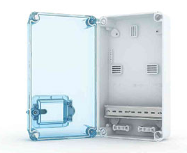 Пластиковый корпус 350x200мм, IP66 под установку счетчика KNS 66-350x200-2