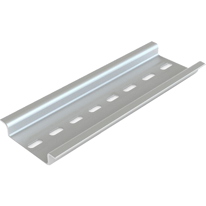 DIN-рейка перфорированная, оцинкованная 2000 мм, 1,0 мм.
