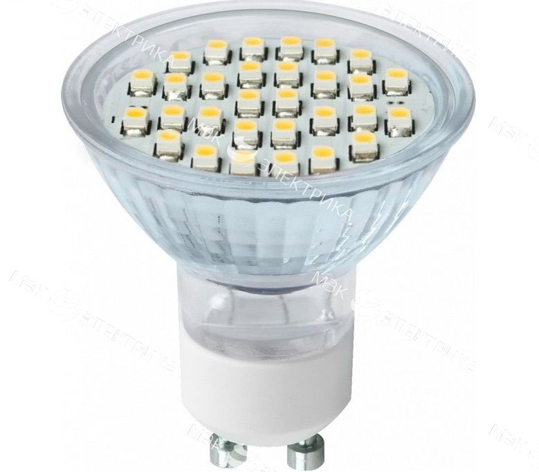 Лампа светодиодная GU10- 3.5W-3500К SMD.SH/120 Diodex