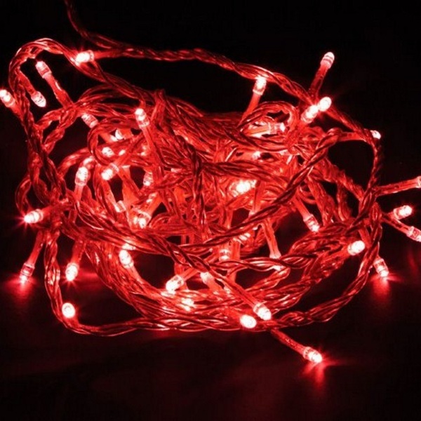 Гирлянда линейная красная 4м, CL03