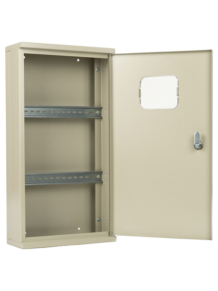 Ящик с DIN-рейкой 580х310х155 (Х) IP31 (с окошком) Ящик с DIN-рейкой 580х310х155 (Х) IP31 (с окошком)