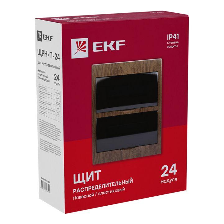 Щит ЩРН-П-24 IP41 темное дерево PROxima EKF pb40-n-24-dark Щит ЩРН-П-24 IP41 темное дерево PROxima EKF pb40-n-24-dark