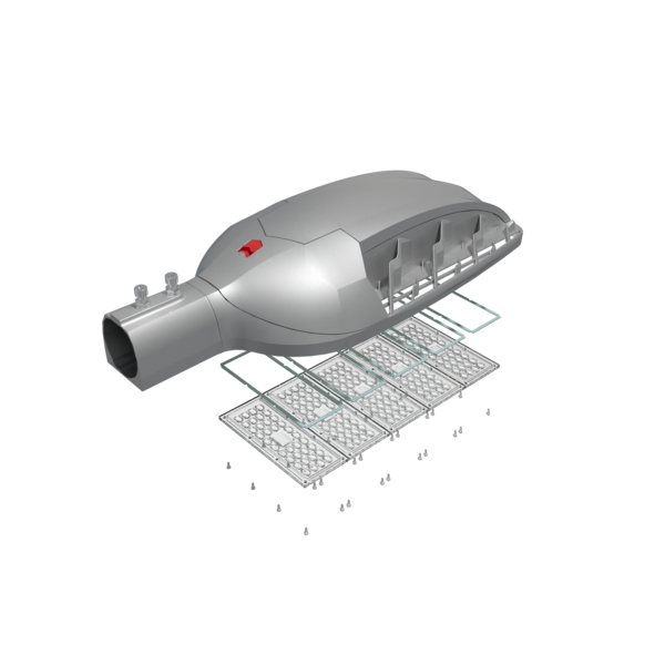 Светильник Street X1 Pro/187/Ш8M/4.0K/(L8)/MT/SKX-02/220AC IP66 поворотное крепление LEDEL SX1P173