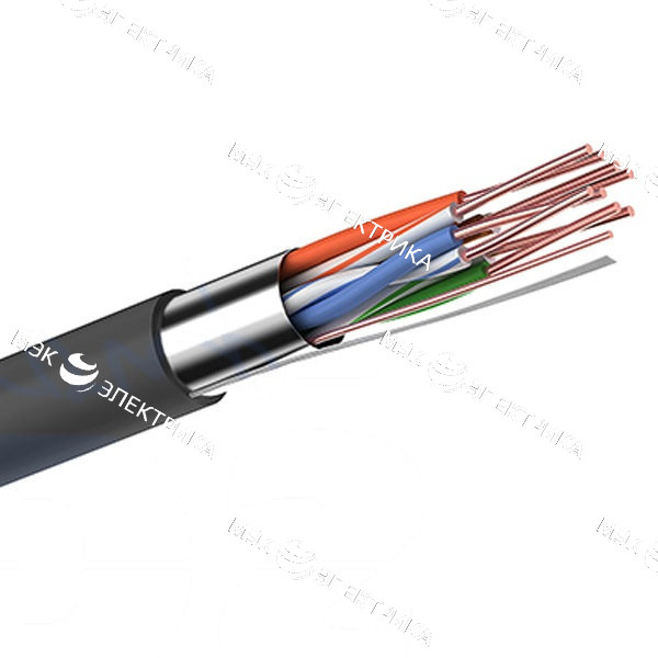 Кабель витая пара F/UTP кат.5E 4х2х24AWG медь наружн. прокл. черн. (м) PROCONNECT 01-0154