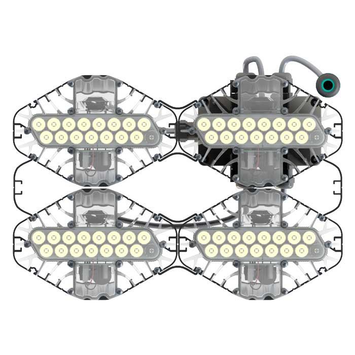 Светильник L-lego II 220/178/Г60/4.0K/L100/01/IKIX-34/220AC IP66 подвесное крепление LEDEL LII095