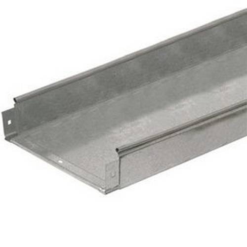 Лоток листовой неперфорированный 400х50 L3000 сталь 1мм IEK CLN10-050-400-3