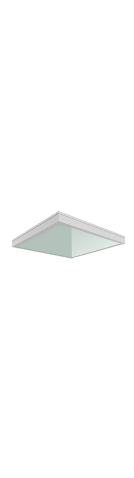 Светодиодный светильник "ВАРТОН" медицинский встраиваемый 595*595*55мм с защитным силикатным стеклом 27 ВТ 6500К класс защиты IP54