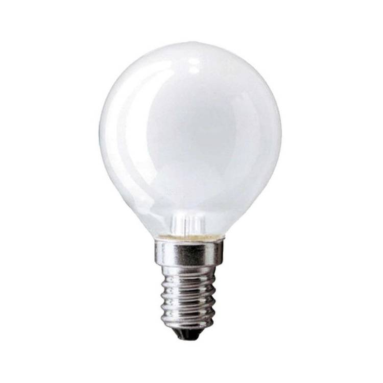 ЛОН Е-14 40 Вт шар матов. OSRAM (М) (снят с производства)