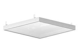 Светодиодный светильник "ВАРТОН" грильято 588*588*50мм 36 ВТ 5000К с планками для подвеса с равномерной засветкой рассеиватель опал в комплекте IP40