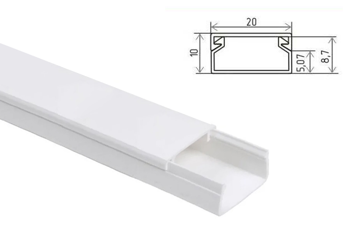 Кабель-канал КЭ 20х10 "Лигран" L-2 м Т (160м) Кабель-канал КЭ 20х10 "Лигран" L-2 м Т (160м)