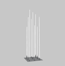 Декоративный светильник iGuzzini Typha Bollard Steel ADT3.713 (1000mm)