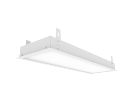Светодиодный светильник "ВАРТОН" грильято 610*202*50мм 18 ВТ 6500К с планками для подвеса С РАМКОЙ монтажный размер 588х180 мм