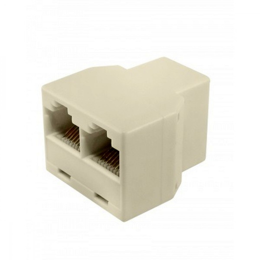 Rexant Компьютерный двойник RJ-45(8P-8C) (гнездо - 2 гнезда)  REXANT