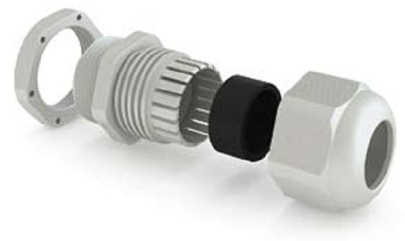 Кабельный ввод PG16, диаметр проводника 10-14мм IP68