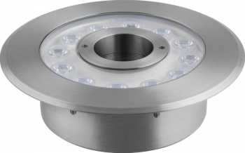 Светодиодный прожектор подводный ЛЮКС, D215xH90, IP68 12W 24V RGB,LL-876