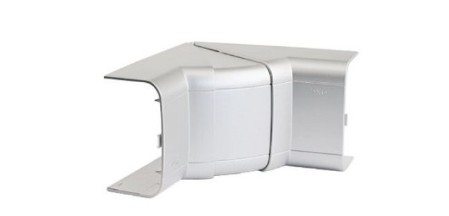 Угол для кабель-канала внутренний изменяемый 70-120град. 90х50 с разделит. сер. метал. DKC 09551G