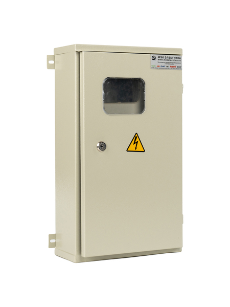 Щит учета ЩУ-3/1-С (445х260х120) IP65 (под один счетчик трехфазный) (с креплением на столб) Щит учета ЩУ-3/1-С (445х260х120) IP65 (под один счетчик трехфазный) (с креплением на столб)