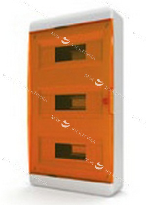 Бокс навесной IP-40 36 модулей прозр/оранжевая BNO 40-36-1