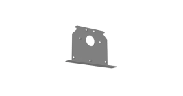 Крышка торц-я гермоввод Universal-Line ширина15мм RAL9010 белый матовый 1 шт