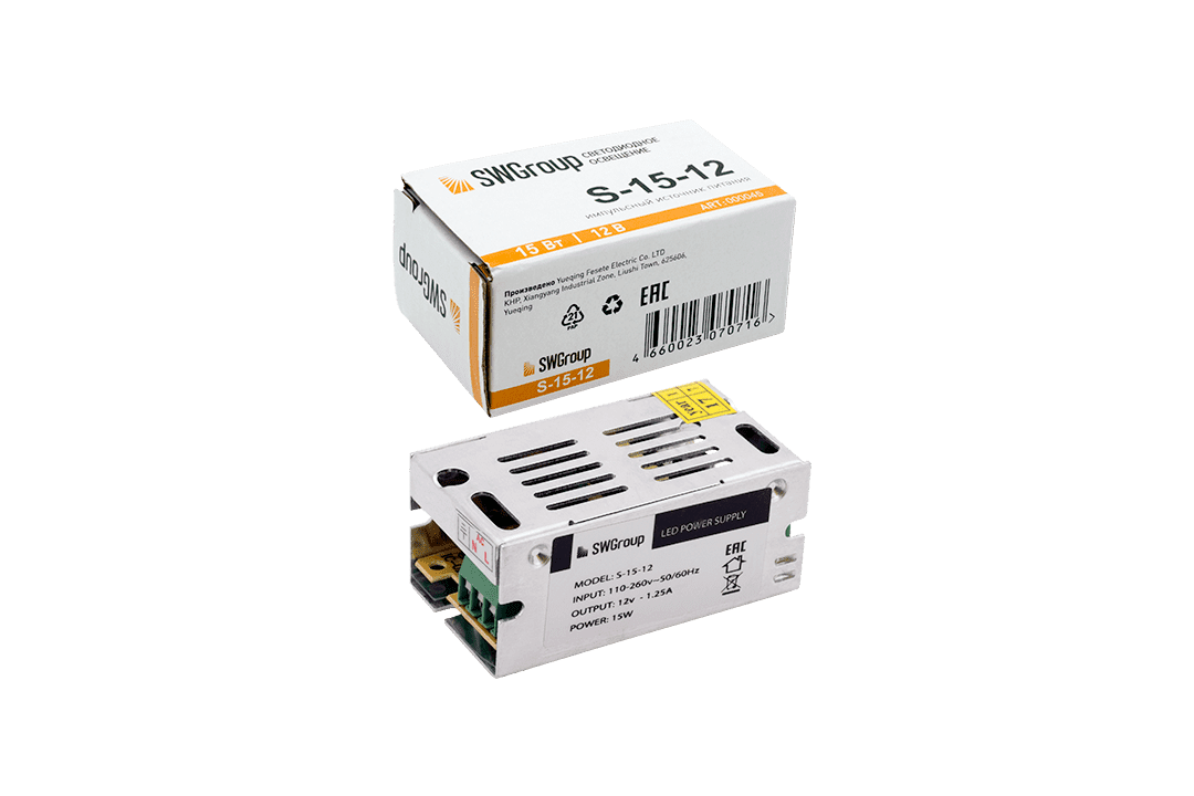 Блок питания S-15-12 Блок питания S-15-12