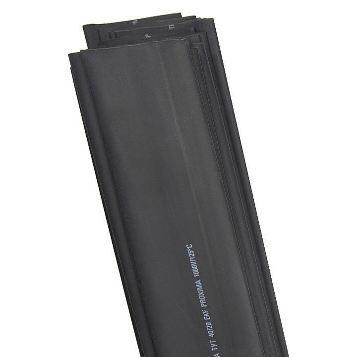 Трубка термоусадочная ТУТ нг 40/20 черн. 1м (уп.25м) PROxima EKF tut-40-b-1m Трубка термоусадочная ТУТ нг 40/20 черн. 1м (уп.25м) PROxima EKF tut-40-b-1m