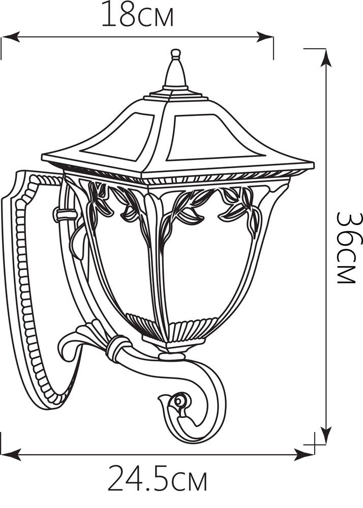 Светильник садово-парковый 60W 230V E27 черное золото, PL4071 "Афина" Feron Светильник садово-парковый 60W 230V E27 черное золото, PL4071 "Афина" Feron