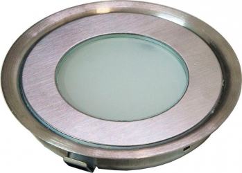 Комплект светильников встраиваемых со светодиодами G1030 4W/6*9 LED/RGB/DC12V/черный Feron