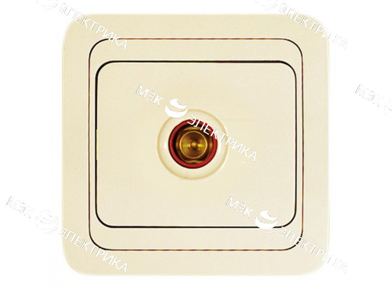 Розетка скр/пTV. слоновая кость "ВАЛЕРИ"