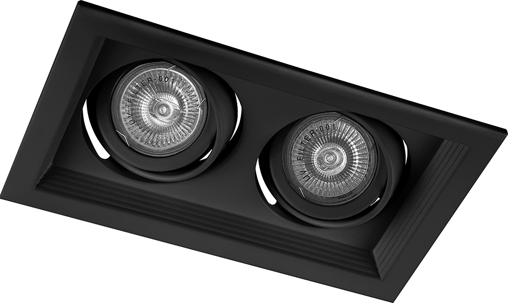 Светильник потолочный встраиваемый, MR16 G5.3 белый, DLT203 