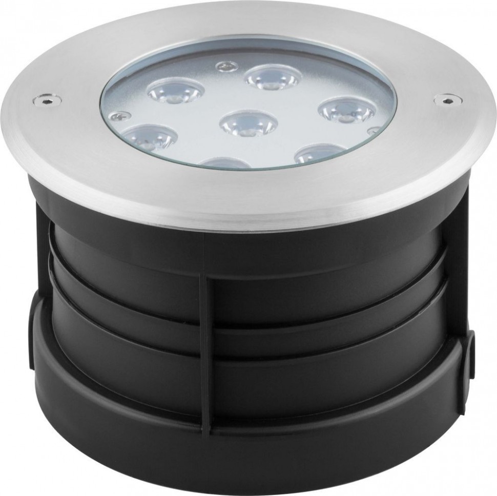 Тротуарный светодиодный светильник ЛЮКС, 7W RGB AC230V D160*H110мм IP67,SP4314