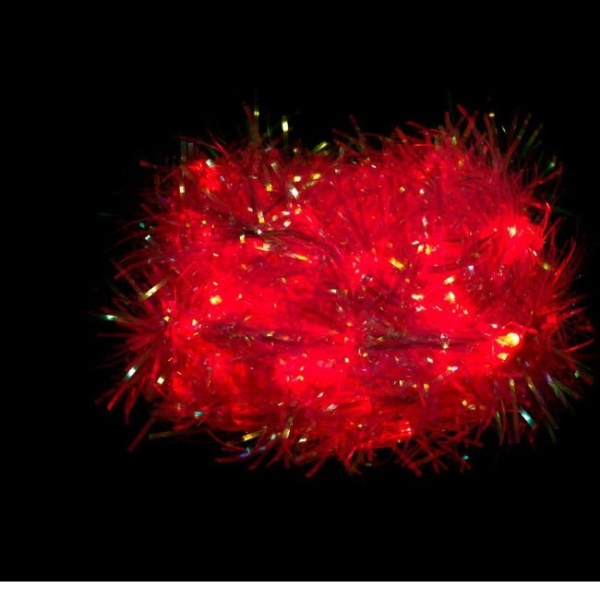 Гирлянда "Мишура", красный, CL40 Гирлянда "Мишура", красный, CL40